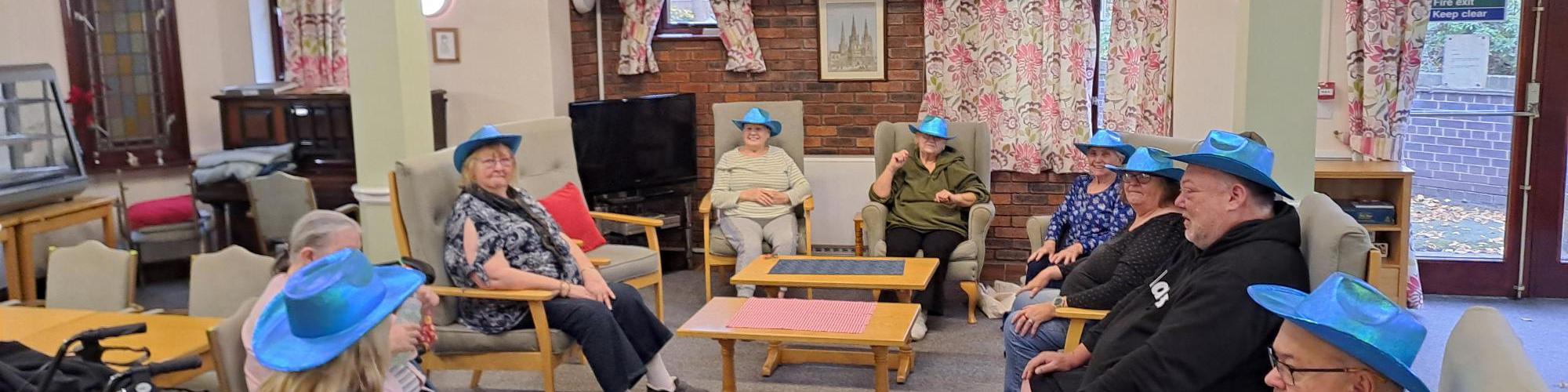 People sitting in a room