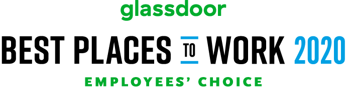 Glassdoor best places to work 2020 employees' choice award infographic