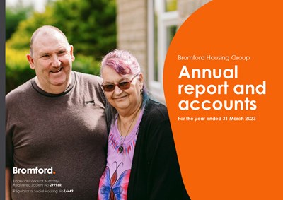 Cover of Bromford Housing Group Annual report and accounts for the year ended 31 March 2023