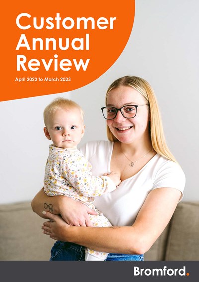 Cover of Customer Annual Review April 2022 to March 2023