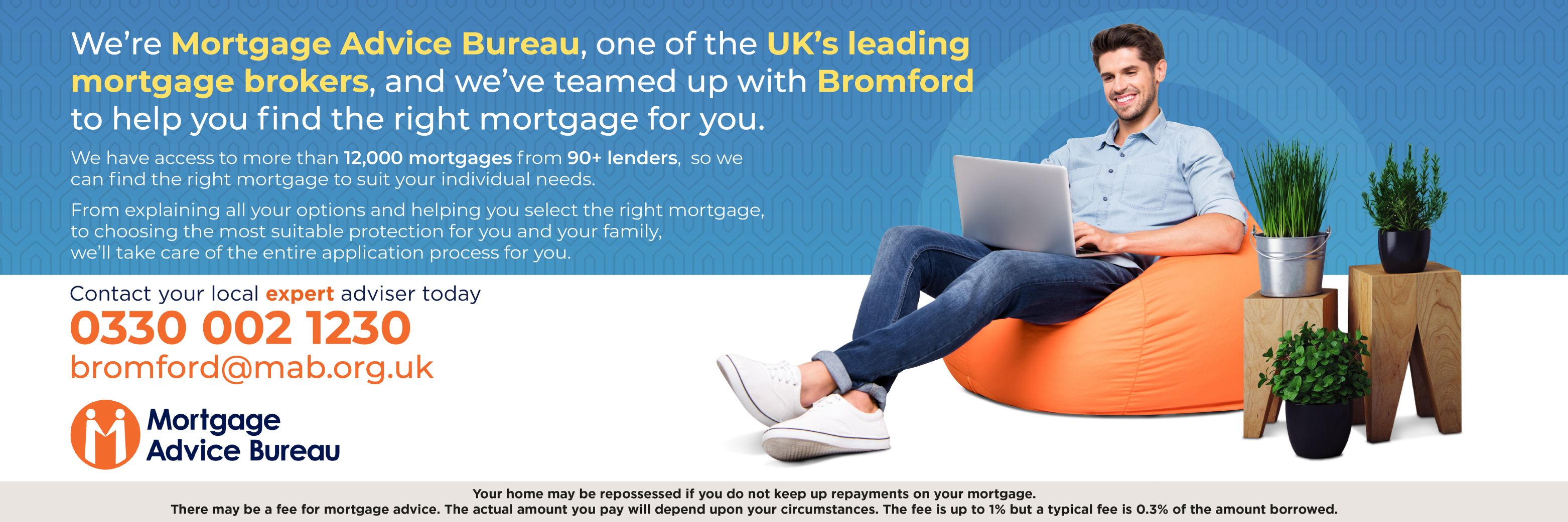We're mortgage advice bureau, one of the UK's leading mortgage brokers.