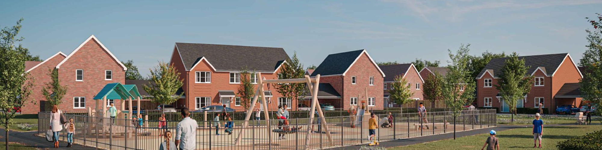 An artist’s impression of the Bromford development at Droitwich Spa, Worcestershire