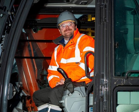 Karl Ogden, Bromford senior quantity surveyor Karl Ogden, at the site off Great Western Road near the Gloucestershire Royal Hospital. 72 of the new homes will be for affordable rent, with the remaining 41 for shared ownership (Credit: Becky Randall, Pixel PR Photo)