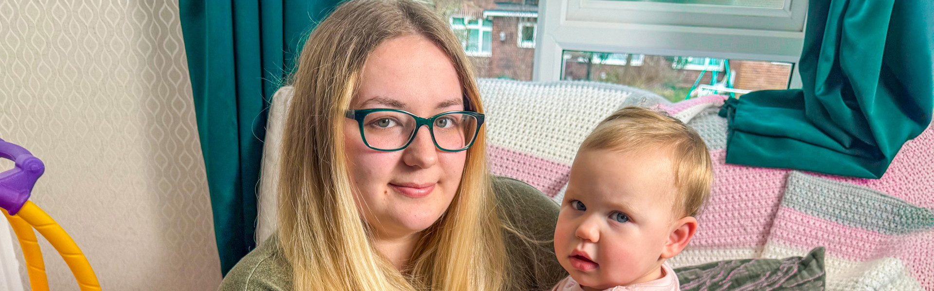 A mother and her child - Courtney Brindley (Bromford Customer)