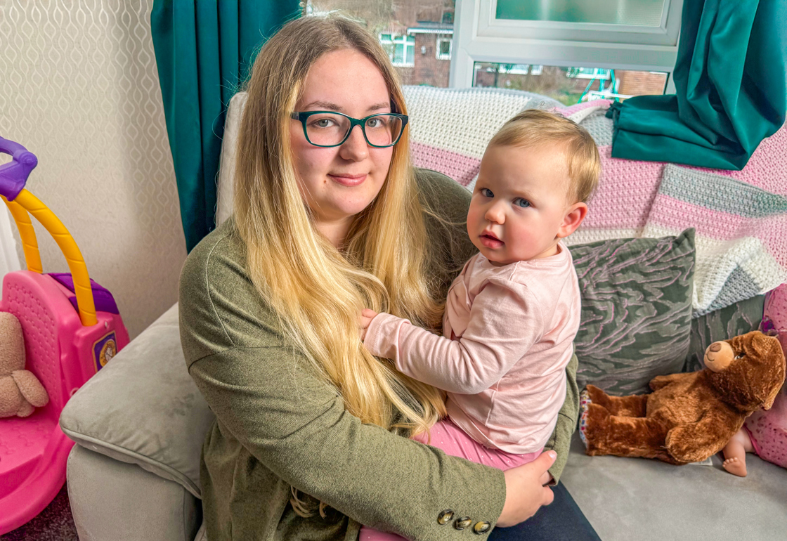 A mother and her child - Courtney Brindley (Bromford Customer)
