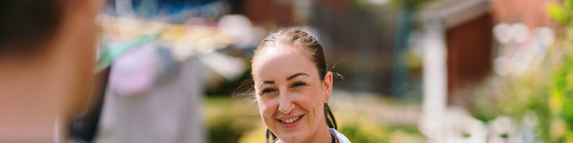 A Bromford colleague in a community 