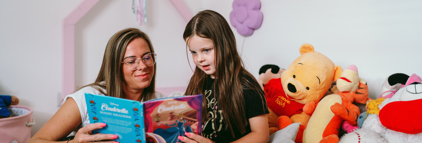 Customer Reading To A Child