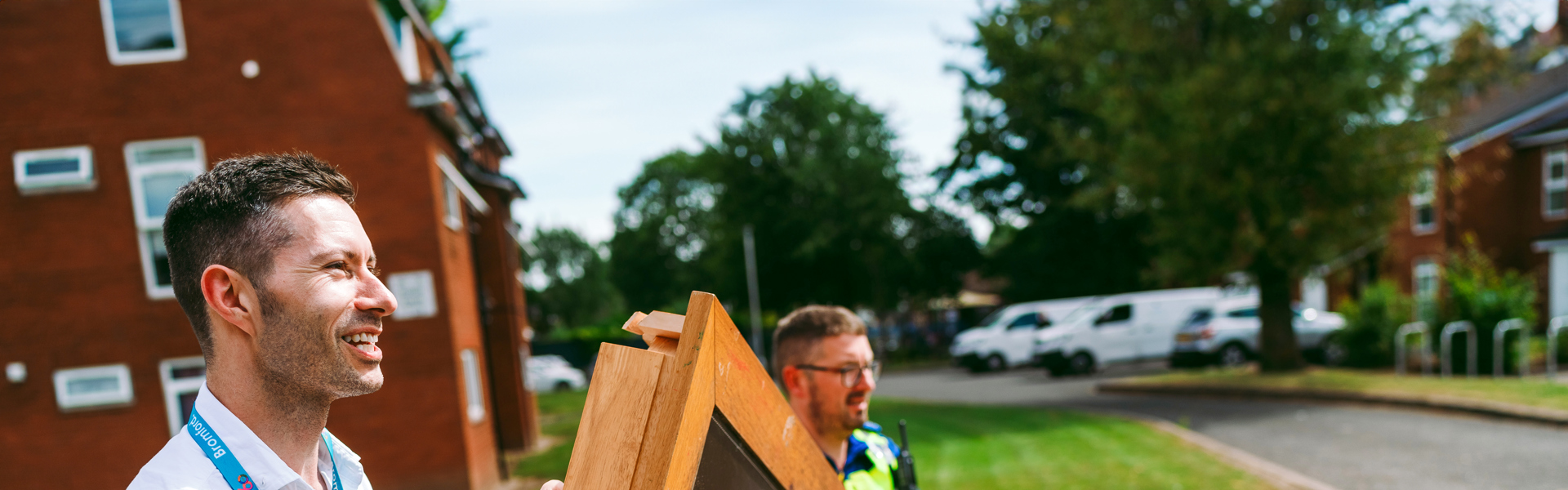 Bromford colleague with local PCSO