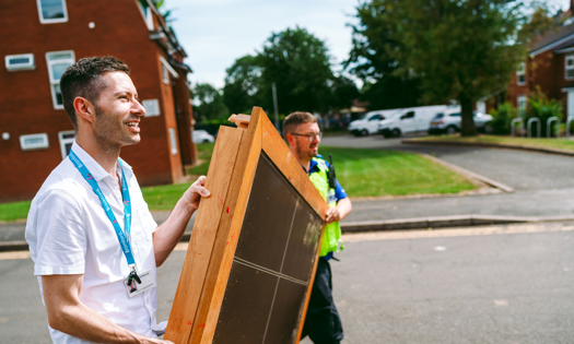 Bromford colleague with local PCSO